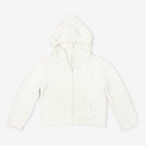 Skims Cozy Knit Zip Up Hoodie Size 12/14‎ Bone Cream Soft Lounge Jacket